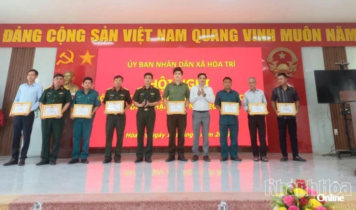 Xã Hòa Trí tổng kết công tác tuyển chọn, gọi công dân nhập ngũ