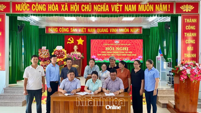 Xã Đại Lãnh phát động phong trào thi đua Ban Công tác Mặt trận thôn năm 2026