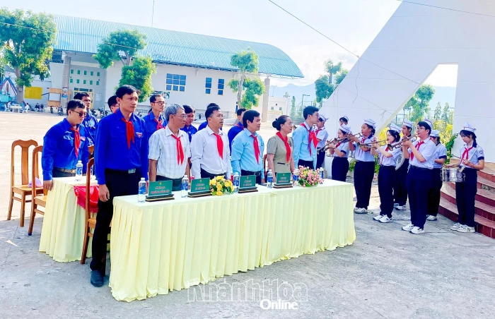 Cụm thi đua số 5 - Tỉnh đoàn Khánh Hòa tổ chức hội thi nghi thức đội năm học 2025 - 2026