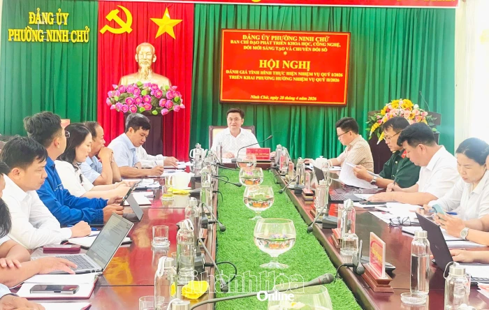 Ninh Chử đẩy mạnh chuyển đổi số, 100% hồ sơ trực tuyến quý I