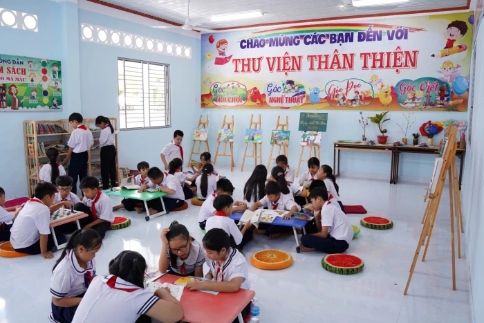 Trường Tiểu học và THCS Nguyễn Bỉnh Khiêm tổ chức Ngày hội đọc sách năm 2026