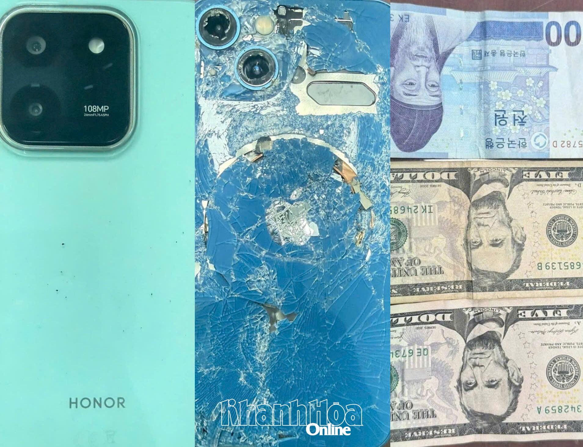 Công an thu giữ một số tang vật trong các vụ trộm do nhóm đối tượng gây ra trên địa bàn 3 xã.