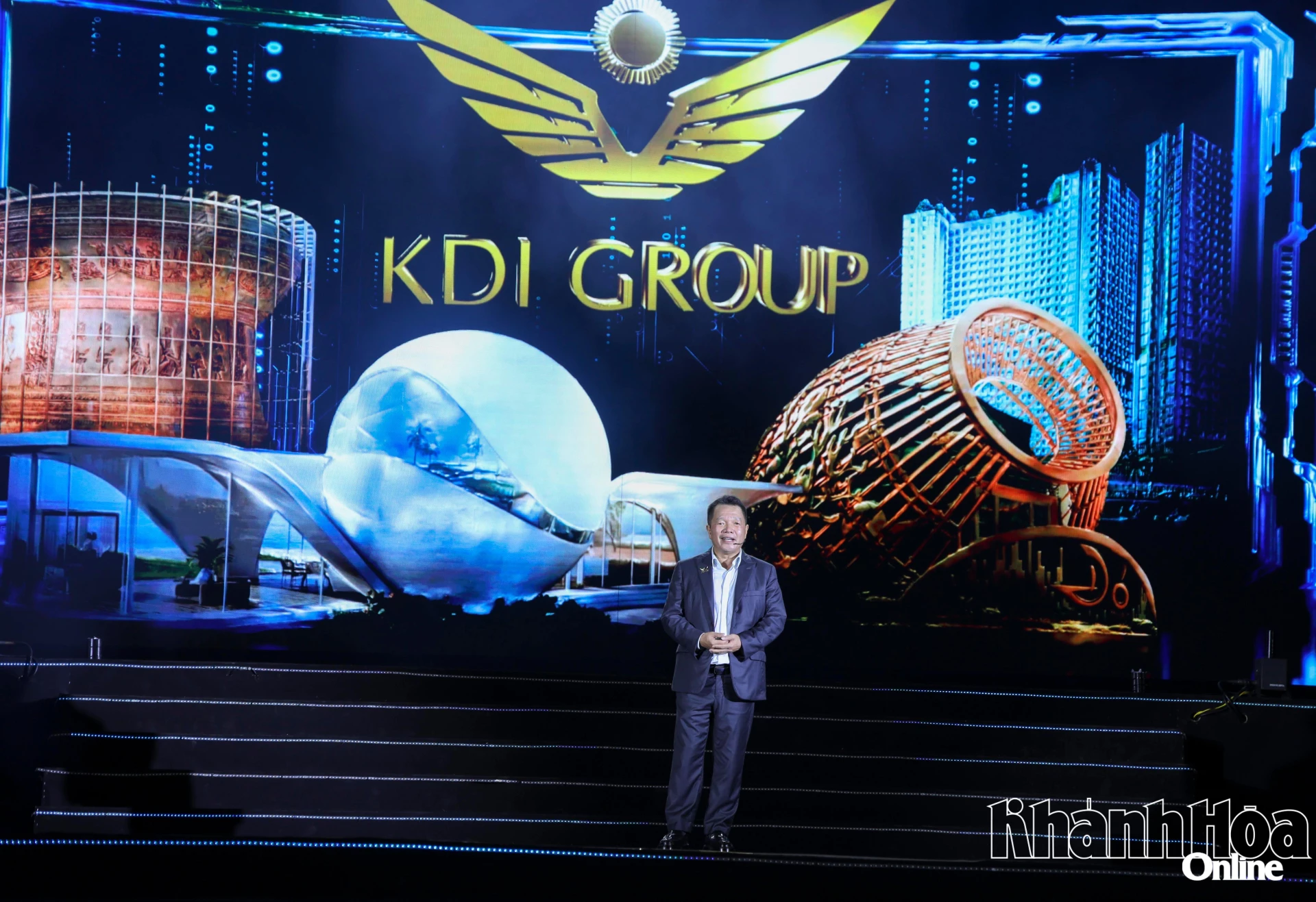 Chủ tịch HĐQT KDI Group Kiều Hữu Dũng chia sẻ tại lễ kỷ niệm 10 năm thành lập.