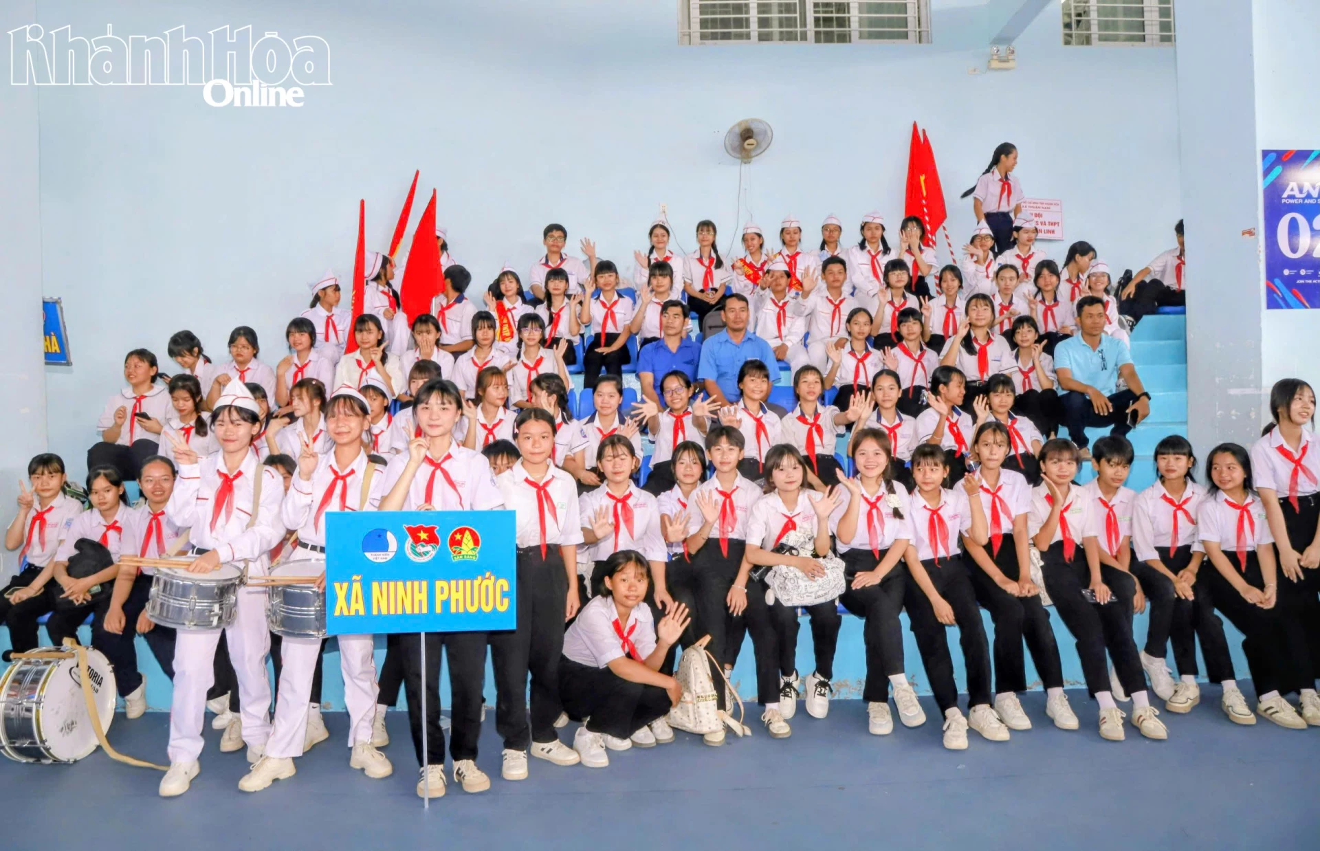 Đội thi của xã Ninh Phước