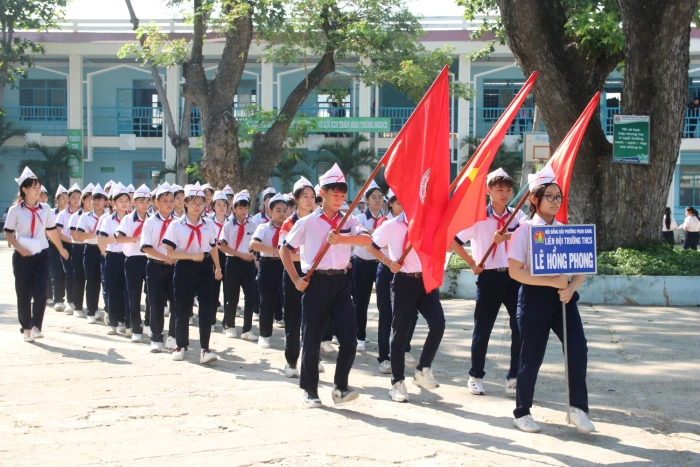 Hội đồng Đội phường Phan Rang tổ chức cuộc thi Nghi thức Đội cấp phường năm học 2025 - 2026