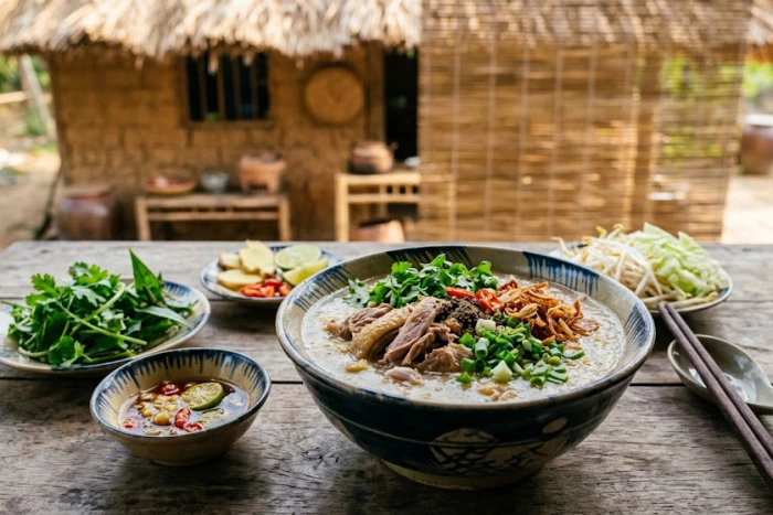 Cháo vịt xứ mình