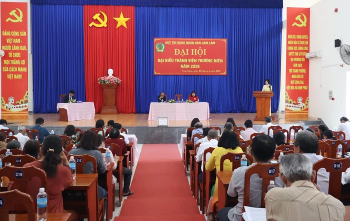 Đại hội đại biểu thành viên thường niên Quỹ tín dụng nhân dân Cam Lâm năm 2026