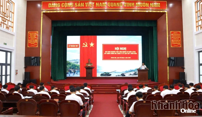 Lữ đoàn 957 rút kinh nghiệm nhiệm vụ huấn luyện và quản lý kỷ luật quý I