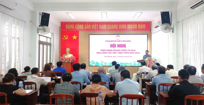 Ủy ban MTTQ Việt Nam xã Diên Khánh phát động phong trào thi đua năm 2026
