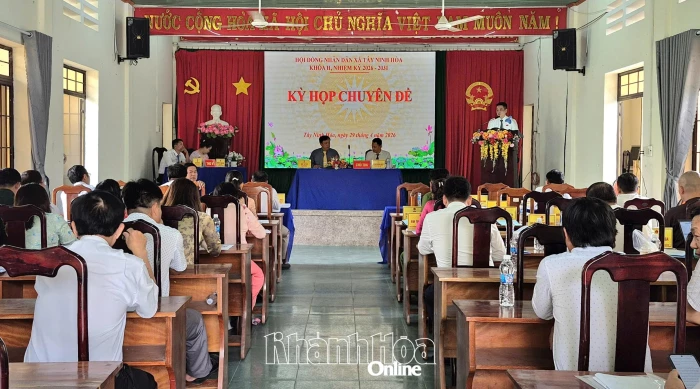 Kỳ họp chuyên đề HĐND xã Tây Ninh Hòa khóa II