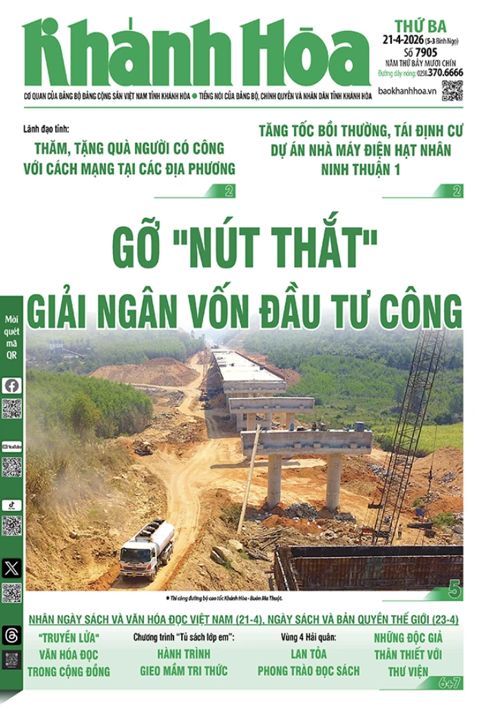 Đọc báo in số 7905 ngày 21/4/2026