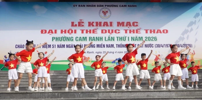 Phường Cam Ranh khai mạc Đại hội Thể dục thể thao lần thứ I