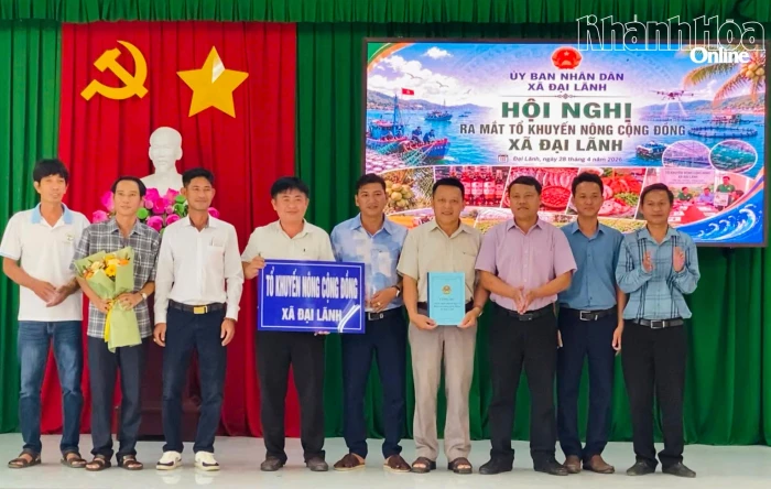 Xã Đại Lãnh ra mắt Tổ Khuyến nông cộng đồng