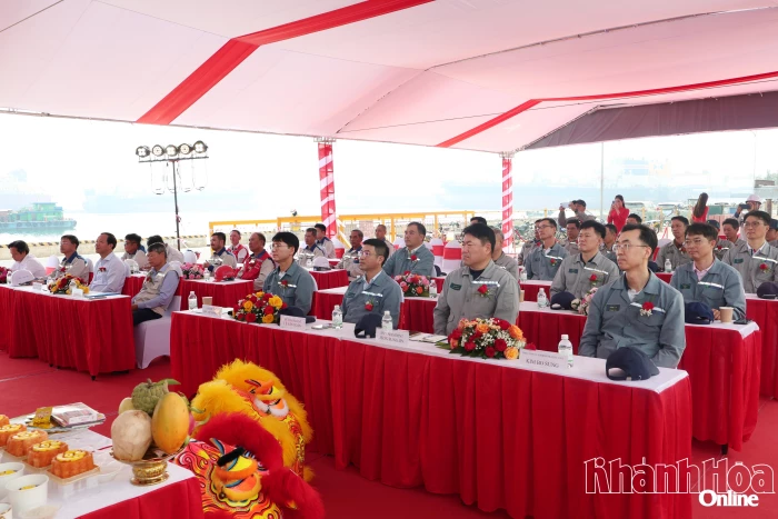 Công ty TNHH Đóng tàu HD Hyundai Việt Nam  khởi công cầu cảng dài 280m