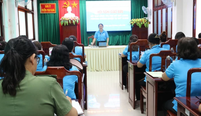 Hội Liên hiệp Phụ nữ phường Phan Rang triển khai nhiệm vụ quý II/2026