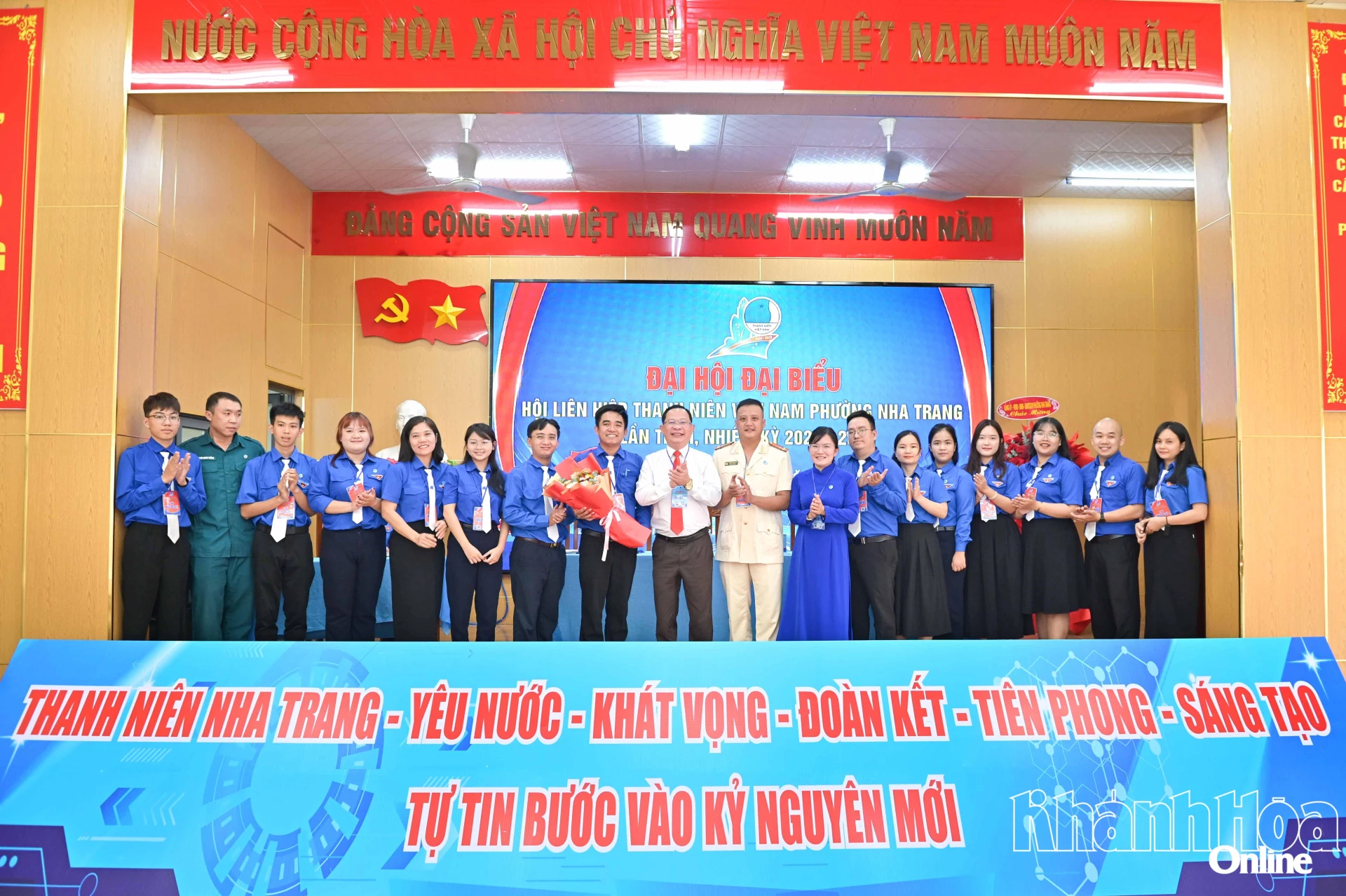 Ủy ban Hội Liên hiệp Thanh niên Việt Nam phường Nha Trang khóa I, nhiệm kỳ 2026 - 2029 ra mắt đại hội.