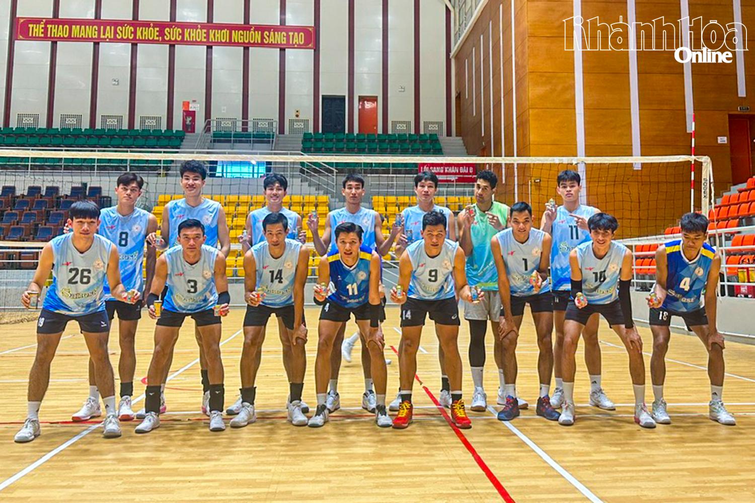 Đội hình các vận động viên trẻ Sanest Khánh Hòa mùa giải 2026.