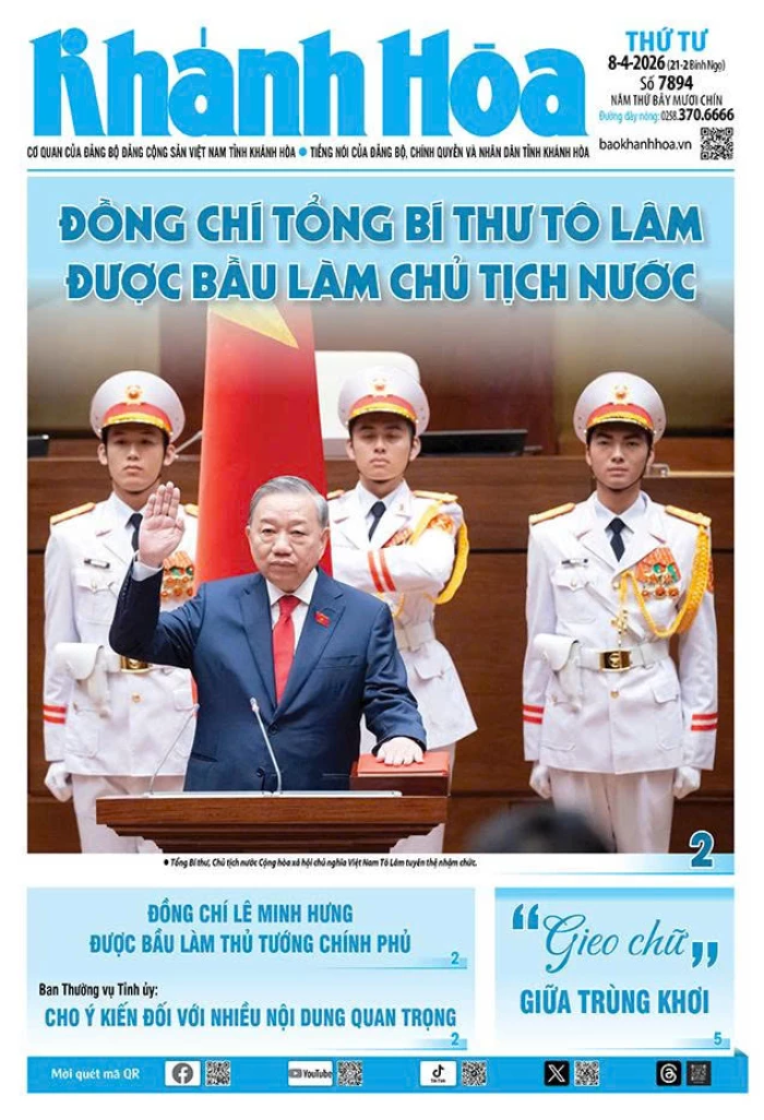 Đọc báo in số 7894 ngày 8/4/2026