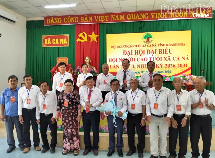 Đại hội đại biểu Hội Người cao tuổi xã Cà Ná lần thứ I, nhiệm kỳ 2026 - 2031