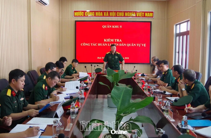 Quân khu 5 kiểm tra công tác huấn luyện dân quân tự vệ tại Khánh Hòa