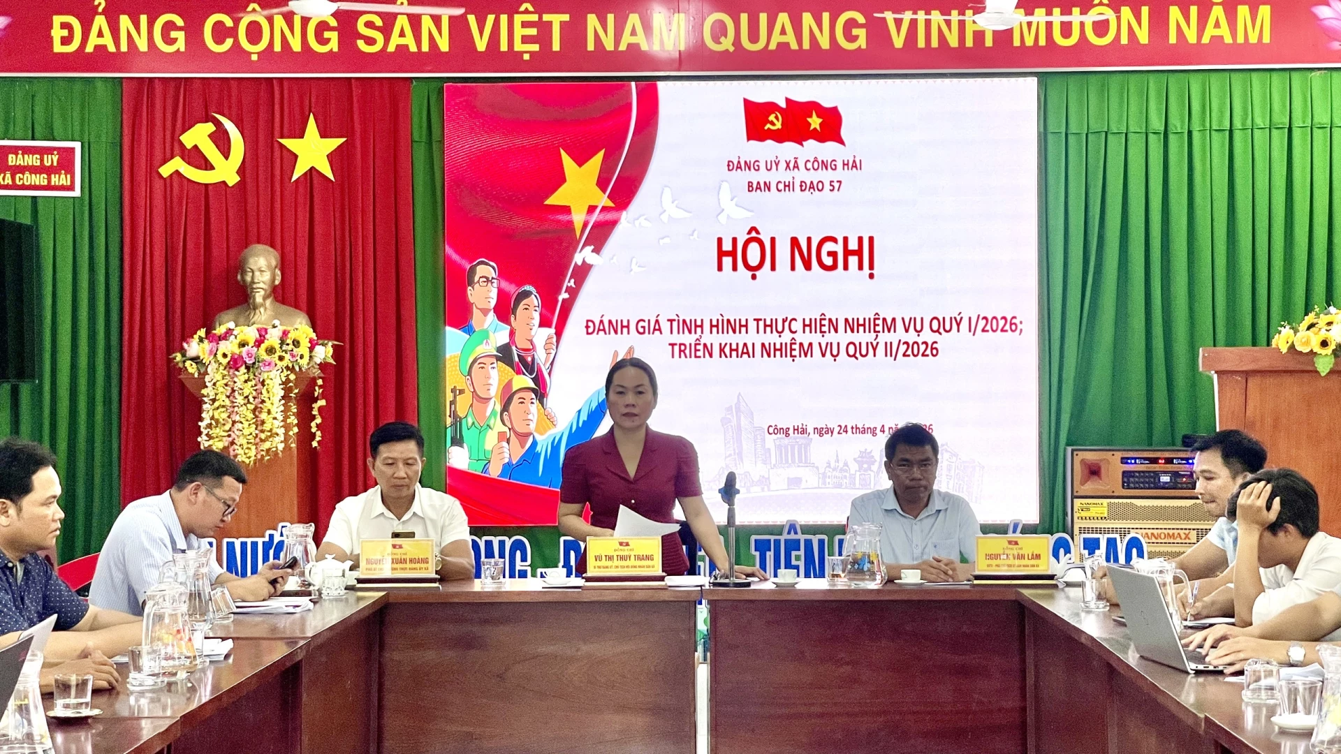 phát biểu tại hội nghị.