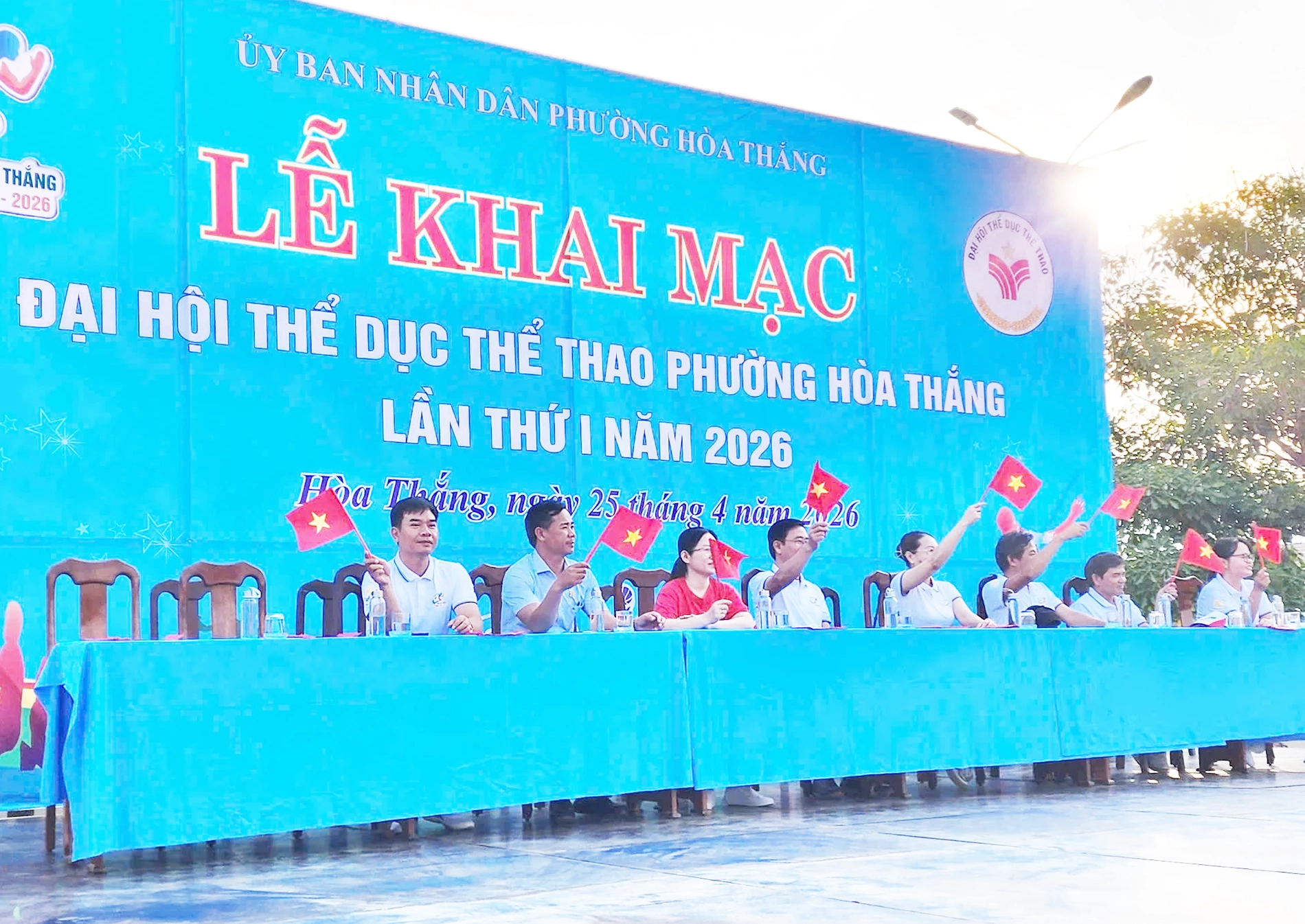 Khai mạc Đại hội Thể dục thể thao phường Hòa Thắng lần thứ I