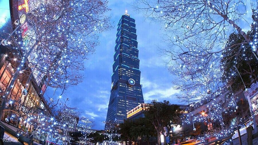 Tòa tháp Taipei 101 - biểu tượng nổi tiếng của Đài Loan