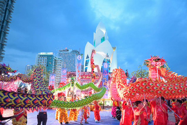 Exciting street unicorn-lion-dragon festival 2023