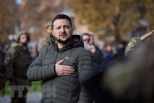 Tổng thống Ukraine Volodymyr Zelensky. (Ảnh: AFP/ TTXVN)

