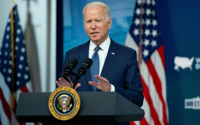 Tổng thống Mỹ Joe Biden phát biểu tại Washington, DC. Ảnh: AFP/TTXVN

