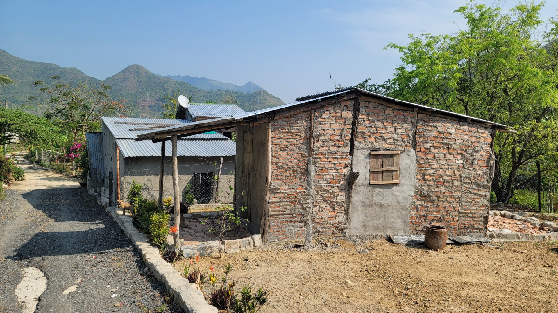 Căn nhà xây dựng trái phép trên đất nông nghiệp của ông Phạm Ngọc Kết.