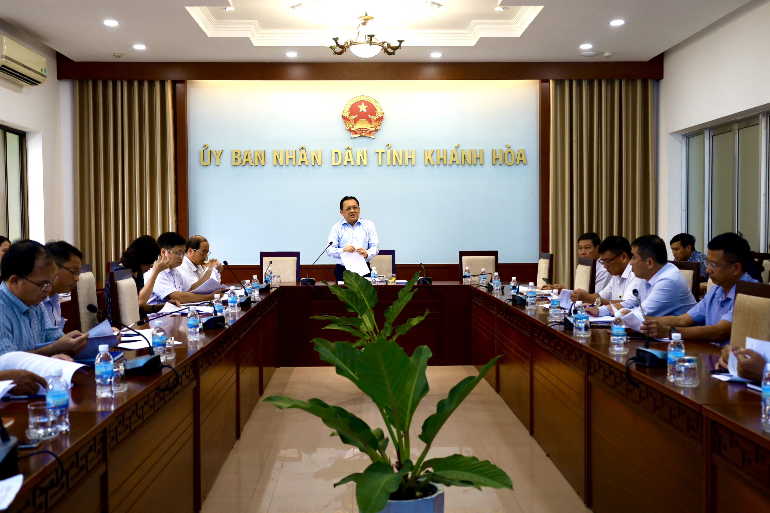 Đồng chí Lê Hữu Hoàng phát biểu chỉ đạo tại buổi làm việc