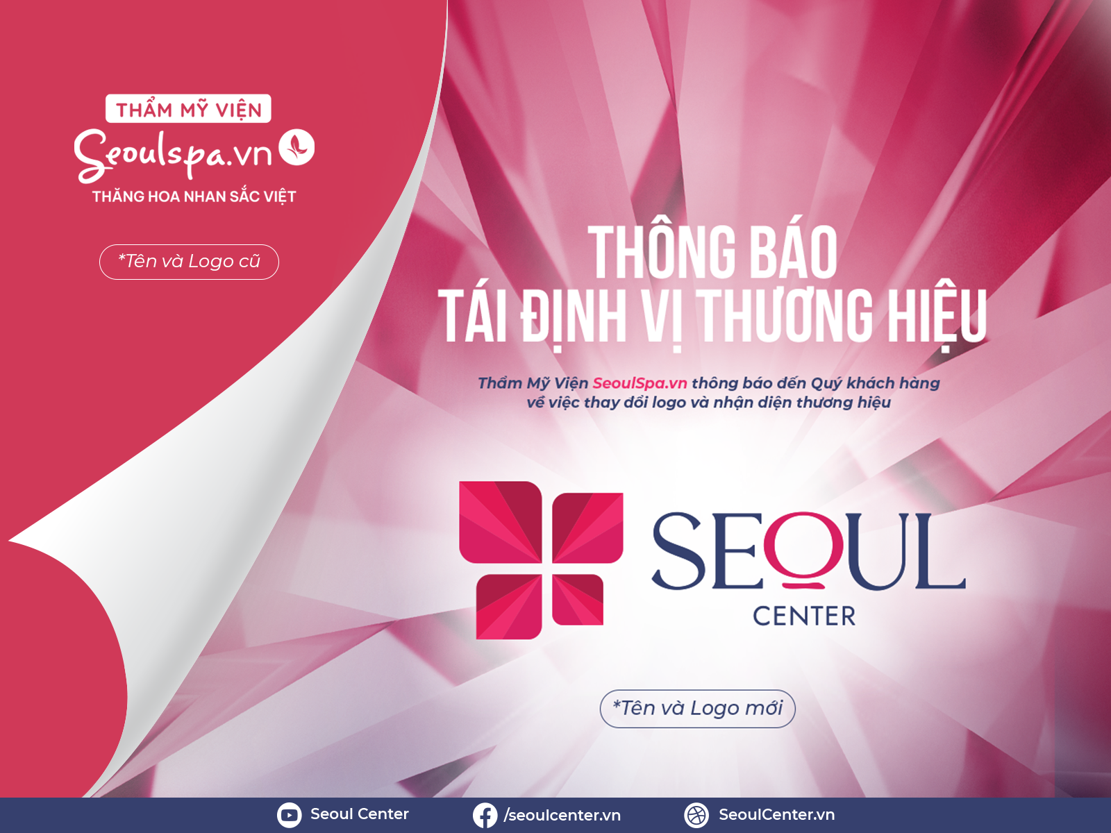 SeoulSpa.Vn Nha Trang chính thức tái định vị thương hiệu thành Thẩm mỹ viện Seoul Center