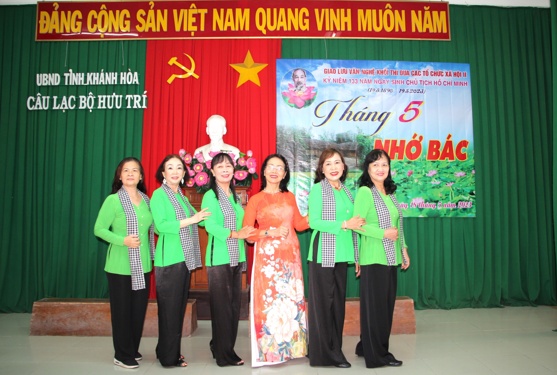 Các hội viên tham gia tại hội thi và giao lưu văn nghệ.