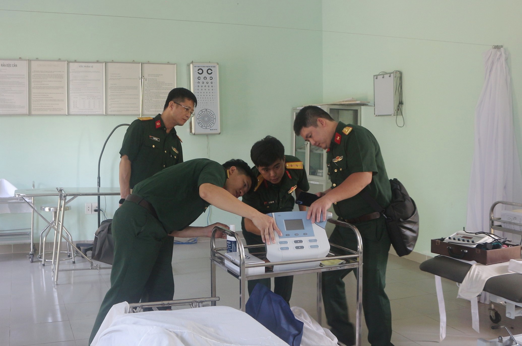 Cục Quân y phúc tra công tác quản lý, sử dụng vật tư quân y tại Lữ đoàn Công binh 293