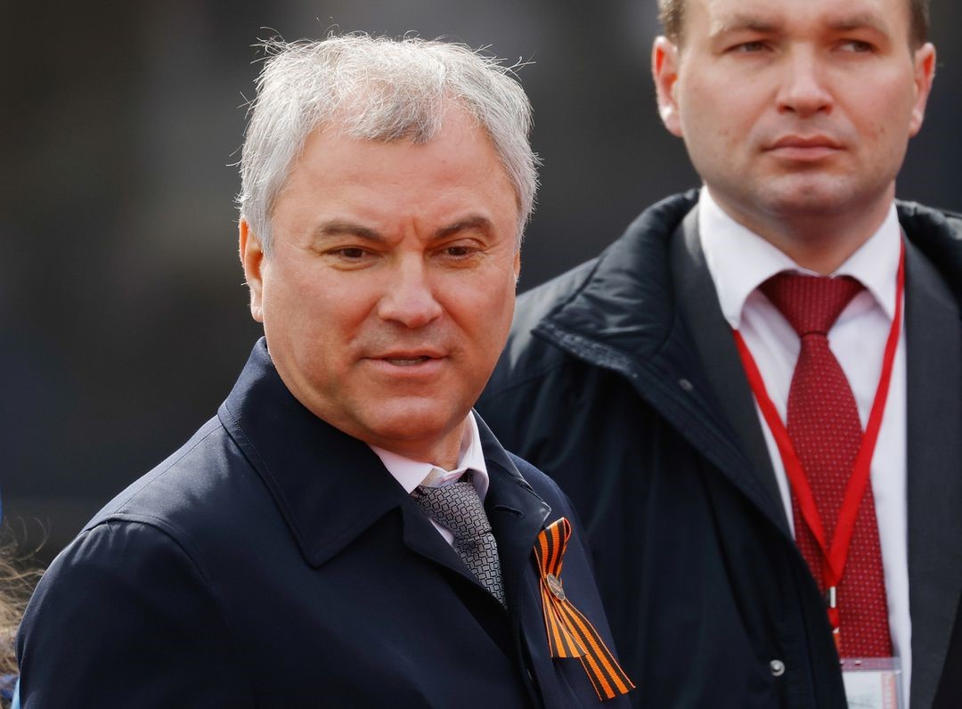 Chủ tịch Duma Quốc gia Nga Vyacheslav Volodin. Ảnh: Reuters

