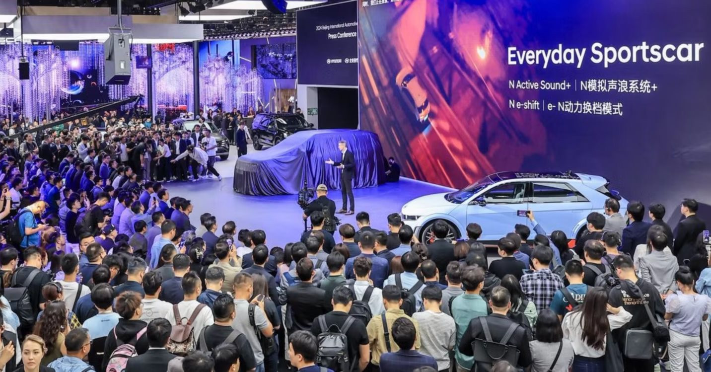 Phiên ra mắt phiên bản N hiệu suất cao của xe điện Hyundai IONIQ 5 tại BJAS 2024 