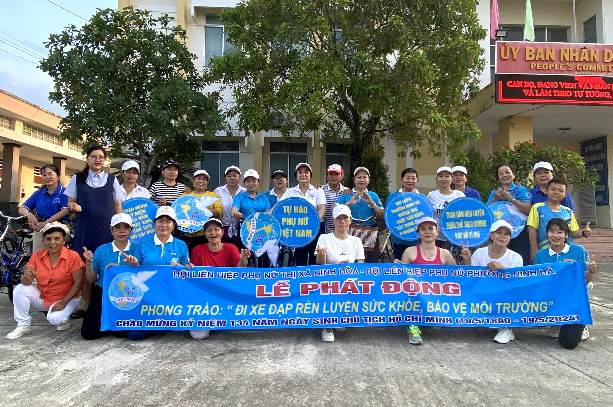 Hội Liên hiệp Phụ nữ phường Ninh Hà:: Phát động phong trào “Đi xe đạp rèn luyện sức khỏe, bảo vệ môi trường”