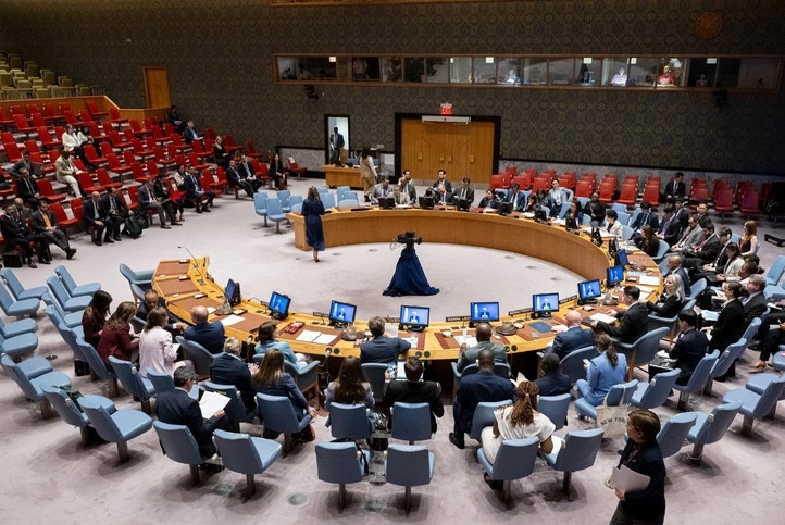 Toàn cảnh một phiên họp của Hội đồng Bảo an Liên hợp quốc. (Ảnh: THX/TTXVN)
