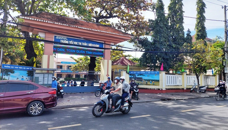 Khu tập thể ngày nào 
nay là Trường Tiểu học thị trấn 1 Diên Khánh. Ảnh: Internet