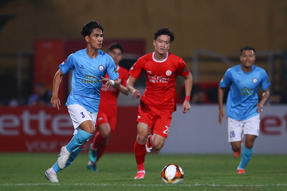 Match between Khanh Hoa FC and The Cong - Viettel in the first leg (Source: VPF)

