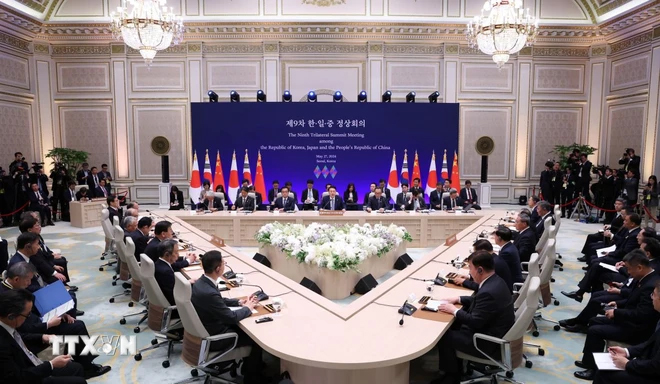 Hội nghị thượng đỉnh Hàn - Nhật - Trung nhấn mạnh mục tiêu củng cố hợp tác ba bên