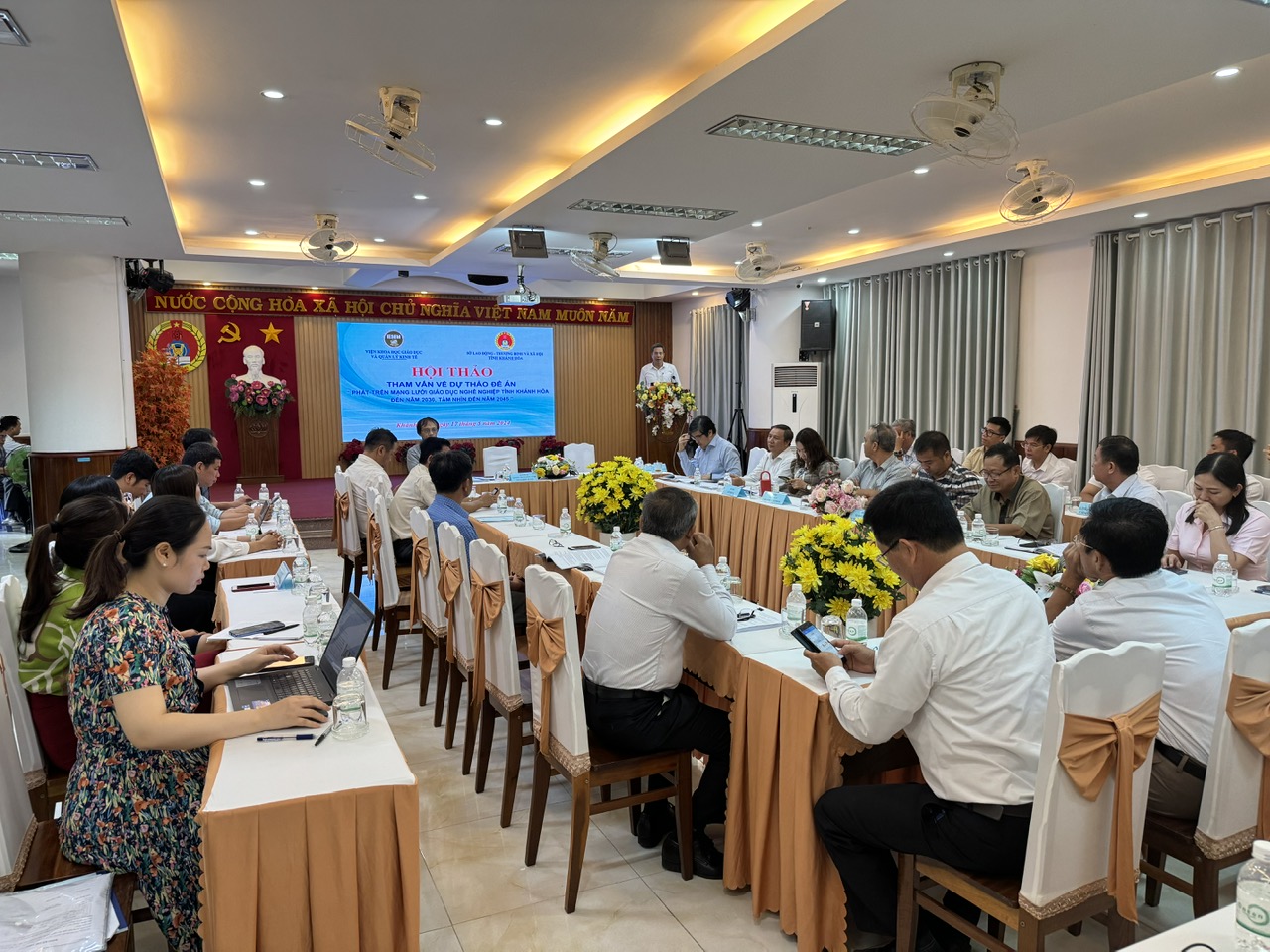 Hội thảo tham vấn về dự thảo Đề án Phát triển mạng lưới giáo dục nghề nghiệp tỉnh