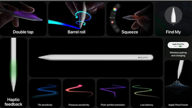 Một số tính năng mới của Apple Pencil Pro