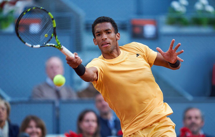 Madrid Open: Tay vợt người Canada Aliassime "bất chiến tự nhiên thành”