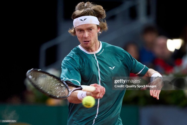 Rublev đang có phong độ cực cao tại Madrid Open