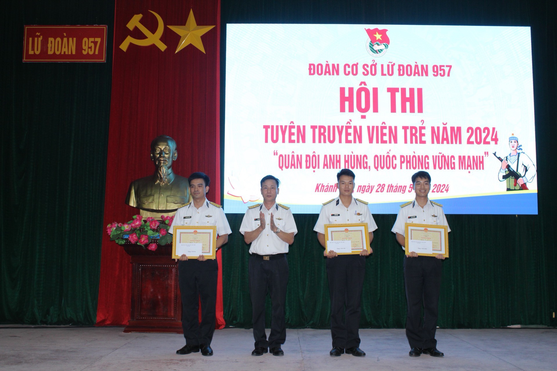Đoàn cơ sở Lữ đoàn 957: Tổ chức hội thi tuyên truyền viên trẻ năm 2024