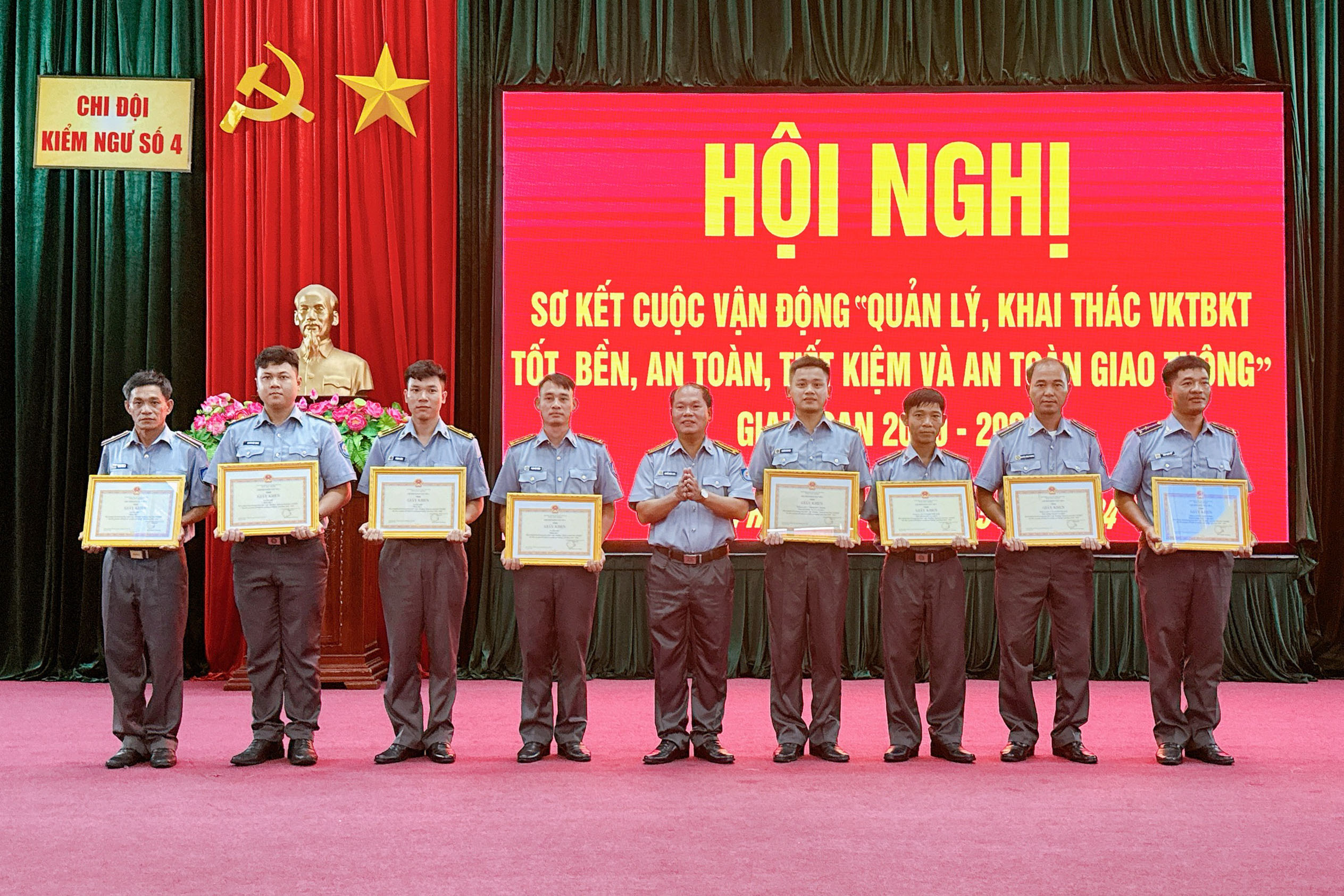 Chi đội Kiểm ngư số 4: Sơ kết công tác quản lý, khai thác vũ khí trang bị kỹ thuật giai đoạn 2020 - 2024