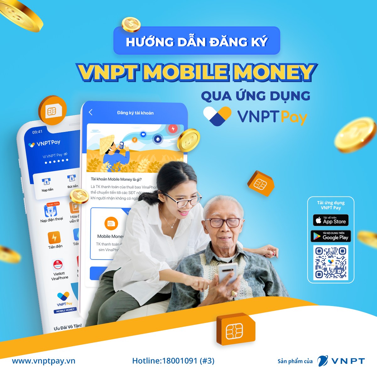 Tiết kiệm chi phí khi thanh toán điện, nước qua VNPT Money