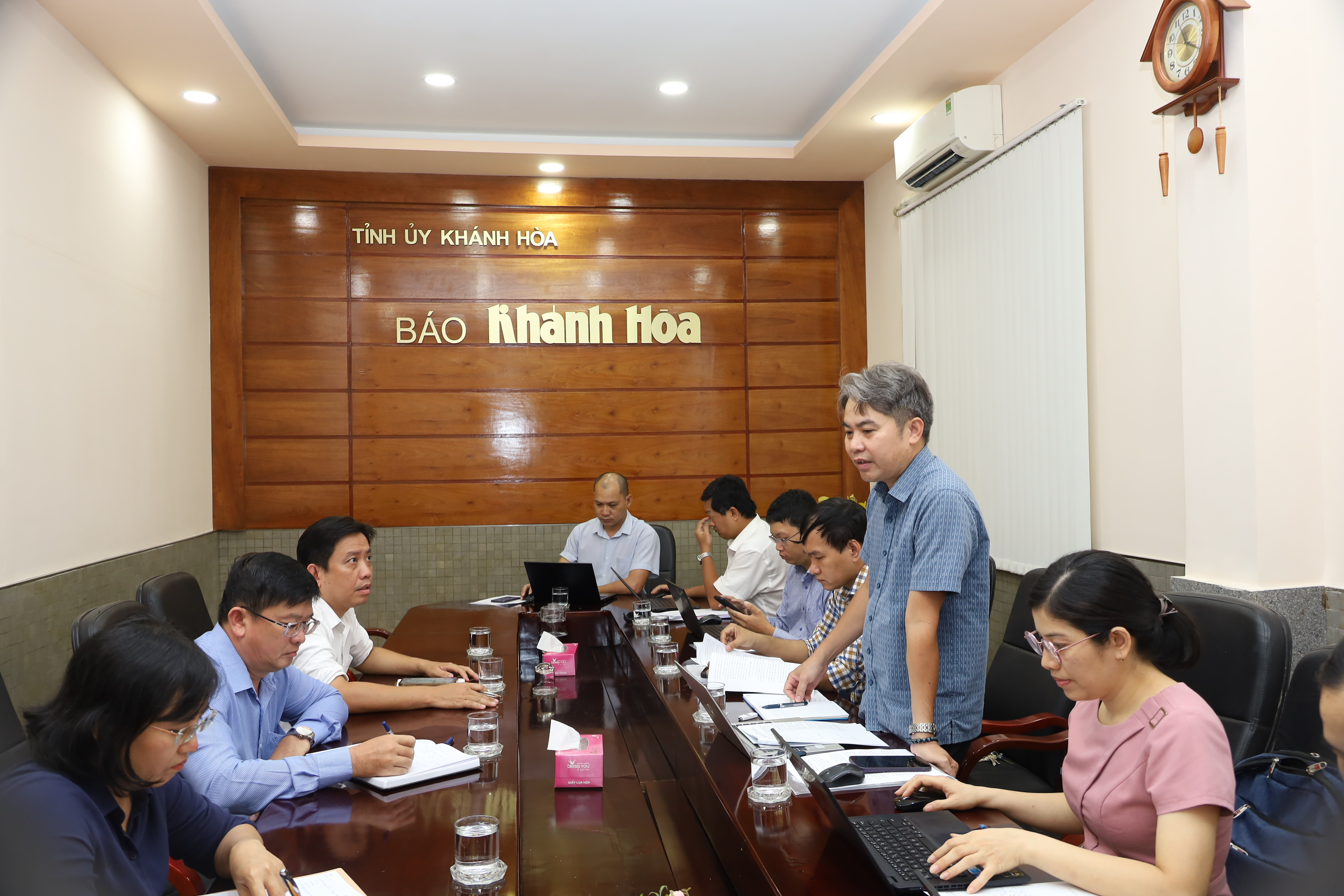 Kiểm tra công tác chuyển đổi số tại Báo Khánh Hòa